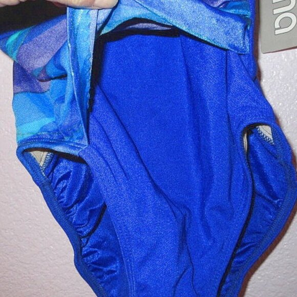 NWT Vintage SIRENA Swimsuit Size 8 ONE PIECE Bra SHIRRED Surplice MADE IN USA - Picture 5 of 12